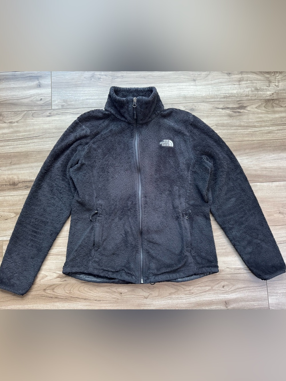 The North Face Women's Osito fleece jacket Black Size Medium Full zip